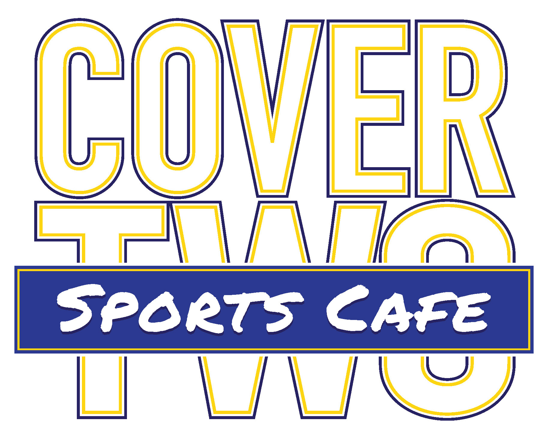Cover Two Sports Café Logo – Silver Sponsor of Rocking the Hook 2025 in Sandy Hook, Connecticut
